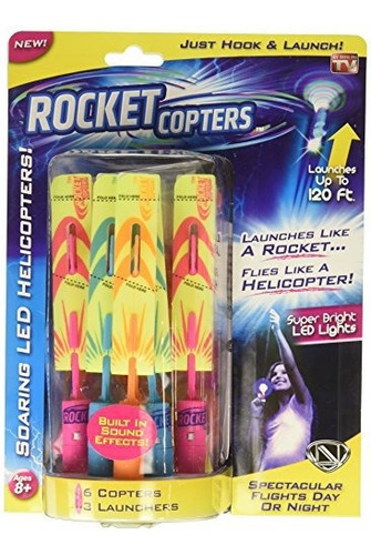 Rocket Copters - The Amazing Slingshot Led Helicopters - Com