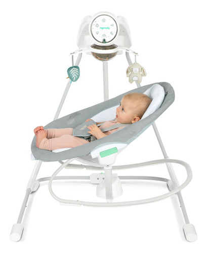 Ingenuity Columpio Y Mecedora Para Bebé 0 A 9 Meses Gris Remy