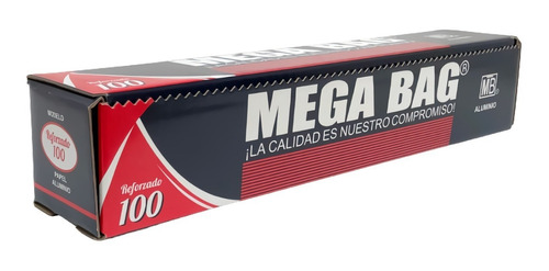 Papel Aluminio Modelo 100 Mega Bag 25 Micras Grueso (1 Pza)