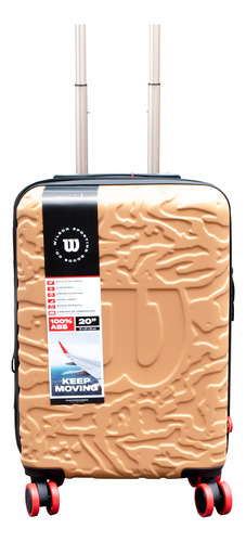 Maleta De Viaje Wilson Berlin 20 Pulgadas Carry On Beige