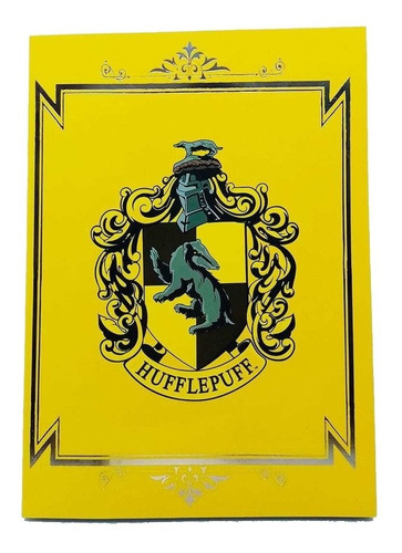 Libreta/cuaderno/anotador Harry Potter Hufflepuff Muy Lejano