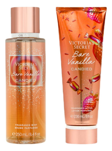 Bare Vanilla Candied Victoria's Secret Set Crema /  Splash