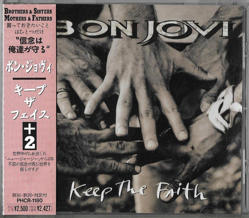 Bon Jovi Cd Keep The Faith Cd Japones Obi Bonus Tracks Japan