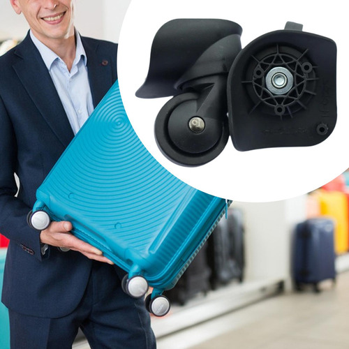 2 Ruedas Para Maletas, Giratorias 360°, Multifuncionales,