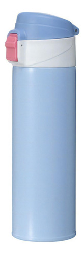 Termo De Acero Inoxidable Con Tapa Flip-top 300ml Miniso Color Azul