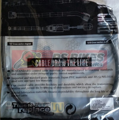 Cable Tripa De Velocimetro Honda Tornado - Xlr125 Rsbikes