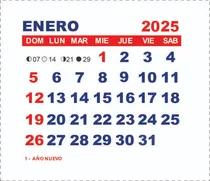 Comprar Calendario 2025 Imprimible Mignon Editable Powerpoint Y Pdf