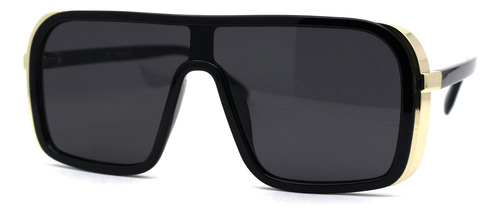 Gafas De Sol De Moda De Gran Tamaño Con Escudo De Corredor R