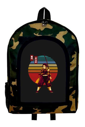 Mochila Camuflada Naruto Adulto / Escolar / Unisex B24