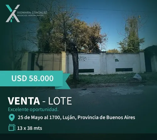 Venta De Lote En 25 De Mayo Luján Centro