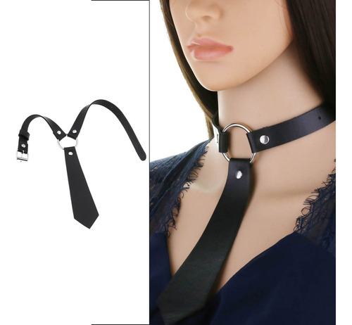 Mll (bk) Black Leather Gothic O-ring Screw