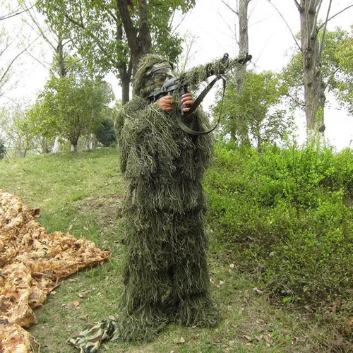 Ghillie Suit Traje Camuflado 3d - Sniper Atirador De Elite