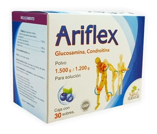 Arifex Glucosamina, Condroitina Polvo C/30sobr Salud Natural