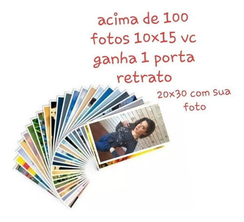Imagem 1 de 1 de Impressão De Fotos 10×15