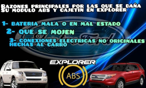 Imagen 2 de 3 de Instalacion De Modulos Abs Ford Explorer 2006 A 2015