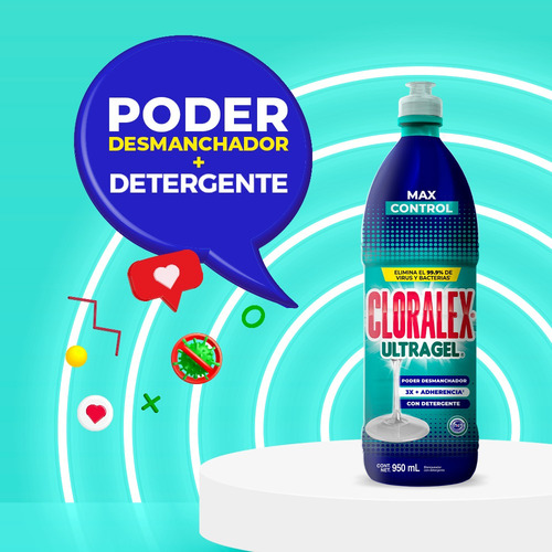 Cloralex Blanqueador Ultragel 950ml