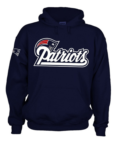 Sudadera Capucha Patriots Patriotas Nueva Inglaterra Nfl M 1