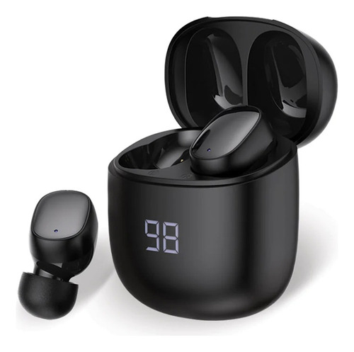 Audífonos Inalámbrico Bluetooth Argom Skeipods Enc E66 Negro