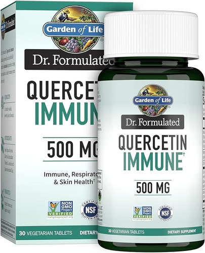 Quercetina 500 Mg Garden Of Life 30 Tabletas
