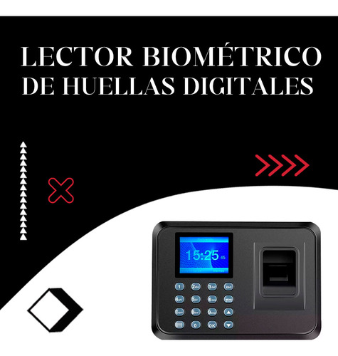 Lector Biométrico Digital Huellas Dactilares Horario Asi Usb