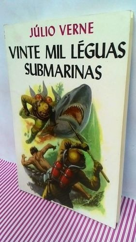 Livro Vinte Mil Léguas Submarinas - Júlio Verne: Hemus 1978 