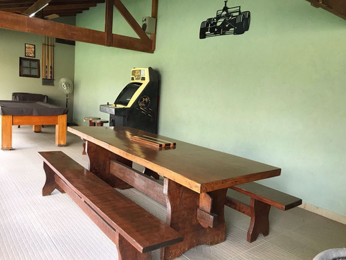 Imagem 8 de 30 de Chácara 1000m2, Casa Sede Com 380m2, 3 Dormitórios, 1 Suíte, Moveis Planejados, Área Gourmet Com Churrasqueira, Piscina, Edícula, Bar, Quarto Hospede - Ch00188 - 70469275