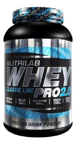Whey Pro 2.0 1kg Nutrilab Suplementos Proteínas De Suero