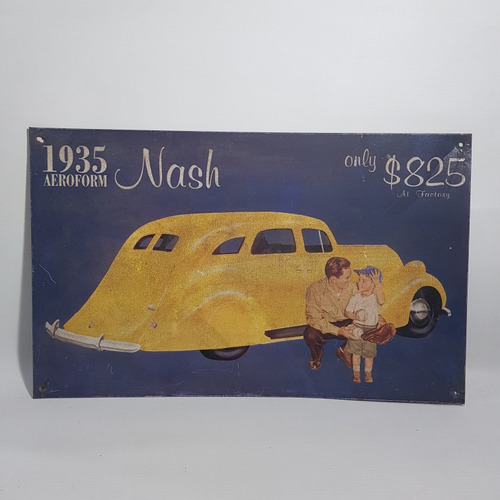 Antiguo Cartel Automovil Nash 1953 Replica Mag 62236