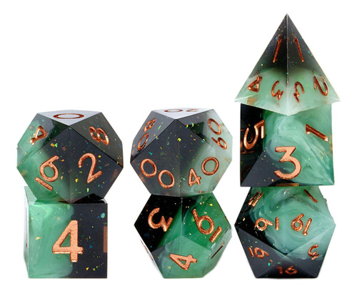7x Juego De Dados Poliédricos, Juguetes Estilo A Estilo A