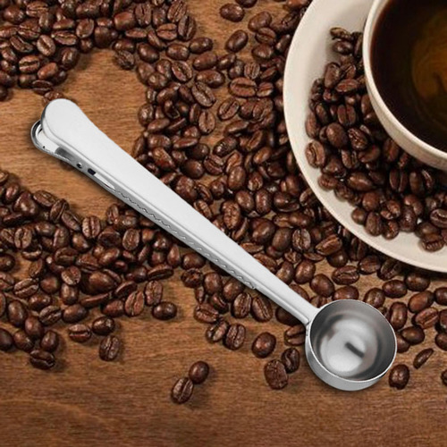 5 Cucharas De Café Con Clip De Sellado Cucharada Para Hacer