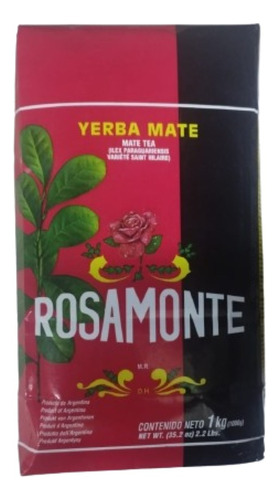 Yerba Mate Rosamonte 1 Kg - Kg a $35900