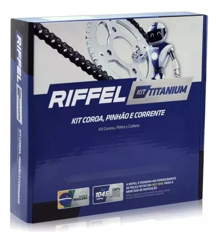 Kit Transmision Zanella 150 Rx Riffel Corona Z38 Piñon Z15 C