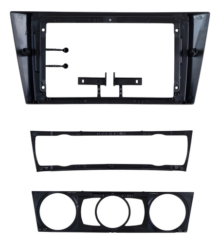 Frente Adaptador Bmw E90 9'' 2 Din 2005/2012+canbus Negro