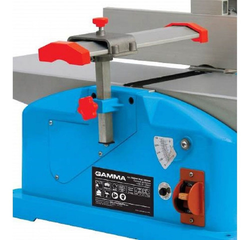 Imagen 5 de 5 de Garlopa De Banco Mesa 1280w 1,7hp 156mm Doble Cuchilla Gamma