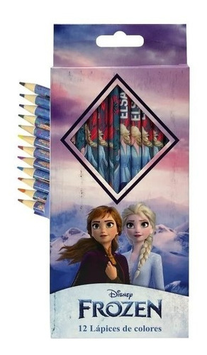 Lápices Frozen 12 Colores - Superheroes Cresko Fa578 Disney