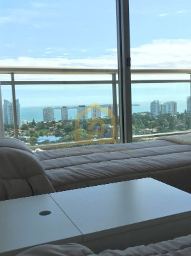 Imagen 7 de 12 de Apartamento Con Vista Al Mar En Piso Alto En Place Lafayette, Punta Del Este