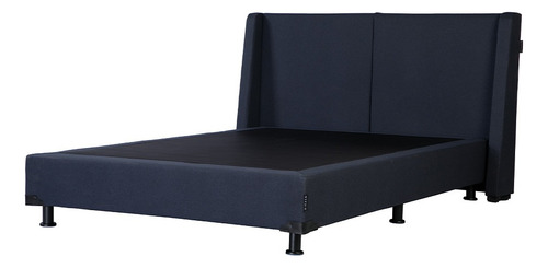 Cabecera Individual Dicasa Milan Azul + Box Dicasa Orly