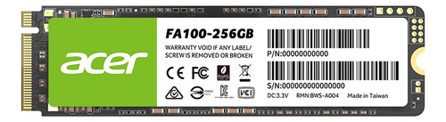 Unidad De Estado Sólido Acer Fa100 256gb M.2 Pciex Pcie /v