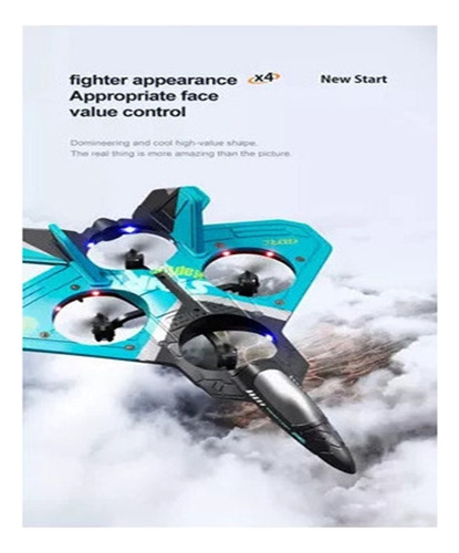 M Drone Rc Plane Aero Jet Con Cámara 2,4