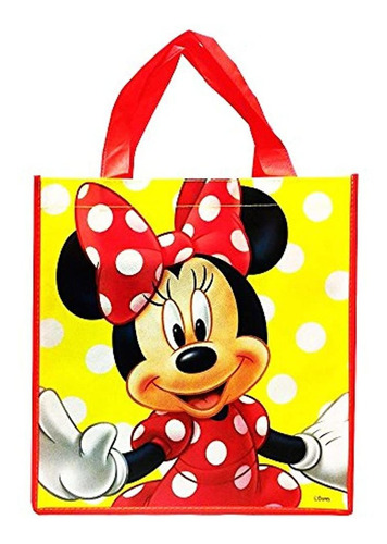 Disney Minnie Mouse Grande Bolsa Reutilizable No Tejido