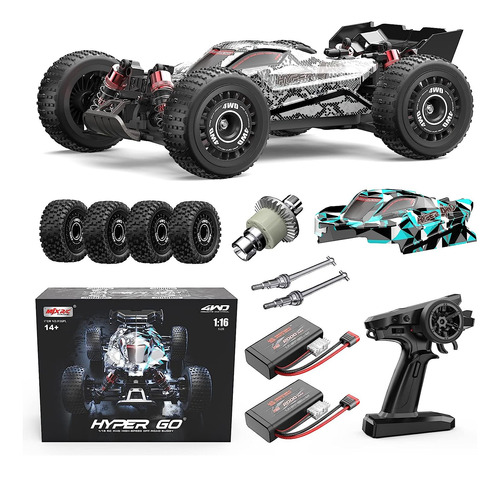 Buggy Hyper Go H16pl 1/16 Rtr Offroad Rc Sin Escobillas, Ráp