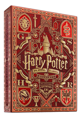 Theory11 - Juego De Cartas De Harry Potter (rojo-gryffindor.