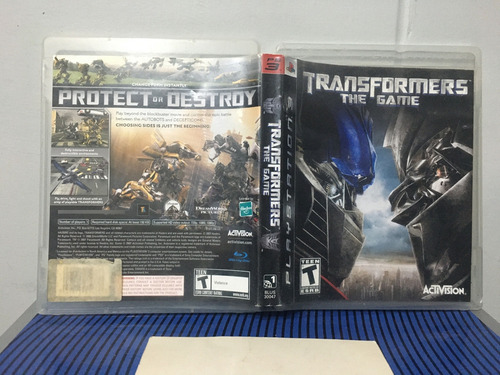 Playstation 3 = Tranformers : The Game = Hasbro/activision (Usado)