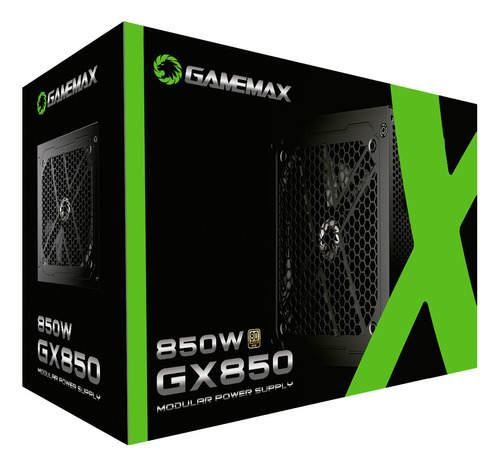 Gamemax Gx850mbkv1s7710br Fonte Modular 850w 80 Plus Gold Preta