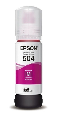 Botella Detinta Para Impresoras Epson T504 Magenta - Mosca