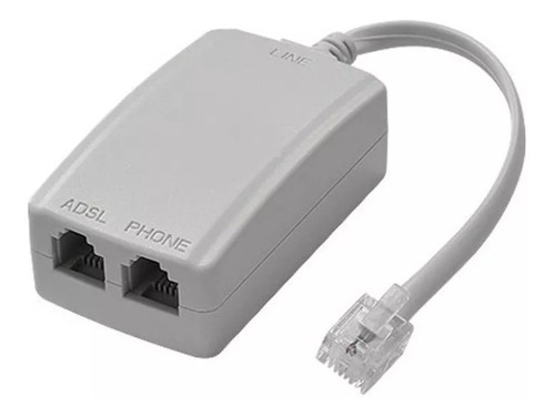 Micro Filtro Adsl Telefone/ Internet 2-saidas Novos 10-peças