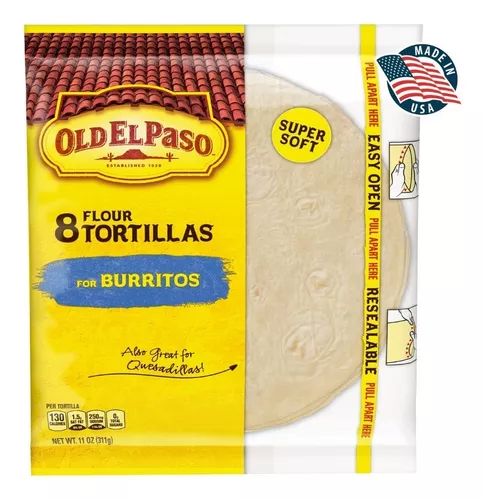 Tortillas Para Burritos Old El Paso 311 Gr. | MercadoLibre
