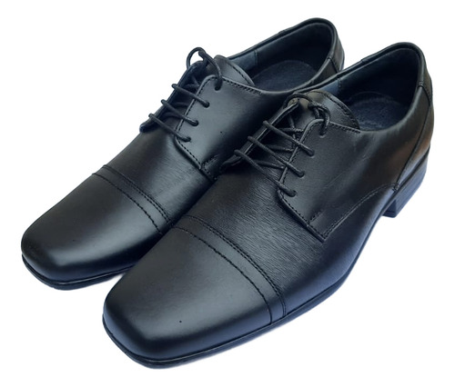 Zapato Casual 100% Cuero Genuino Para Hombre Blucher Cordone