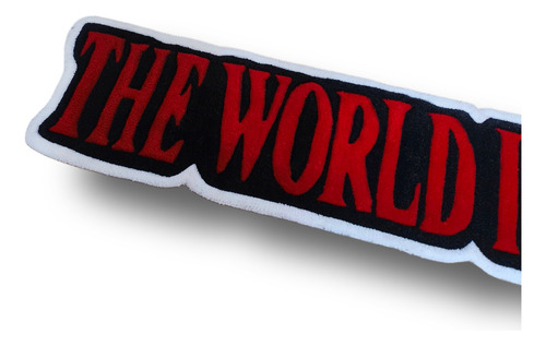 Alfombra/tapete The World Is Yours Hecho A Mano (tufting) 90 Cm 18 Cm Liso Rojo