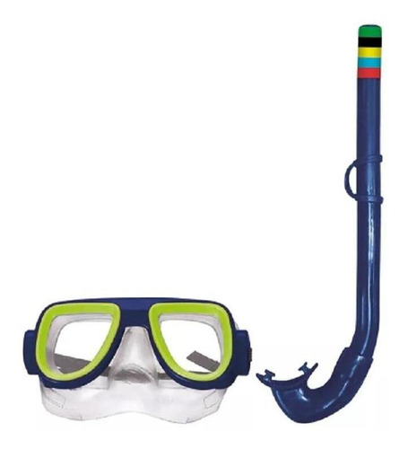 Kit Mergulho Oculos Mascara Snorkel Natação Piscina Praia
